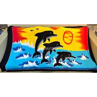 New Design Rayon Sarong Pareo Hand Painting by Balinese Artisans